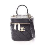 Chanel Shoulder Bag Trendy CC Black Lambskin Vanity 2-Way Chain