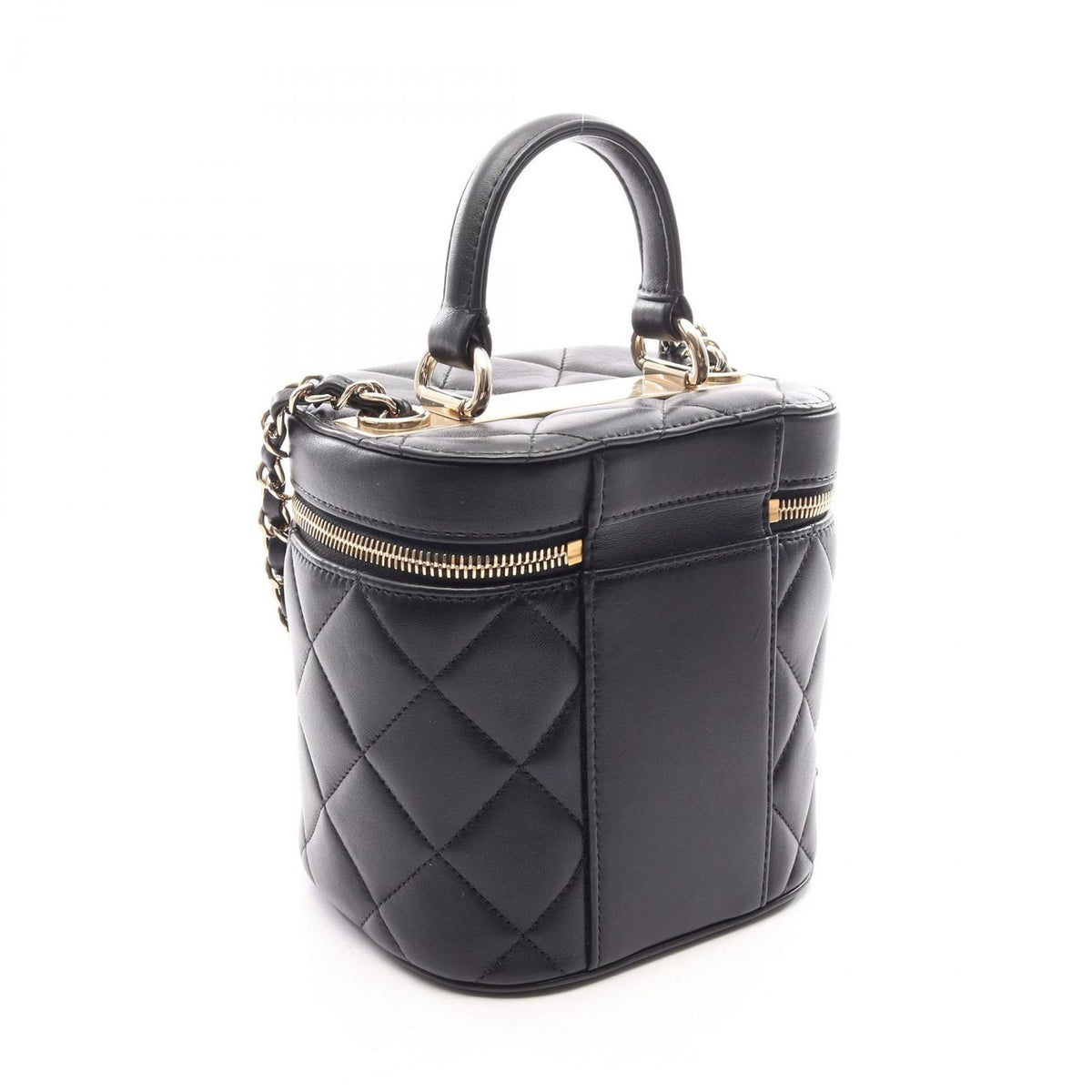 Chanel Shoulder Bag Trendy CC Black Lambskin Vanity 2-Way Chain — view 2