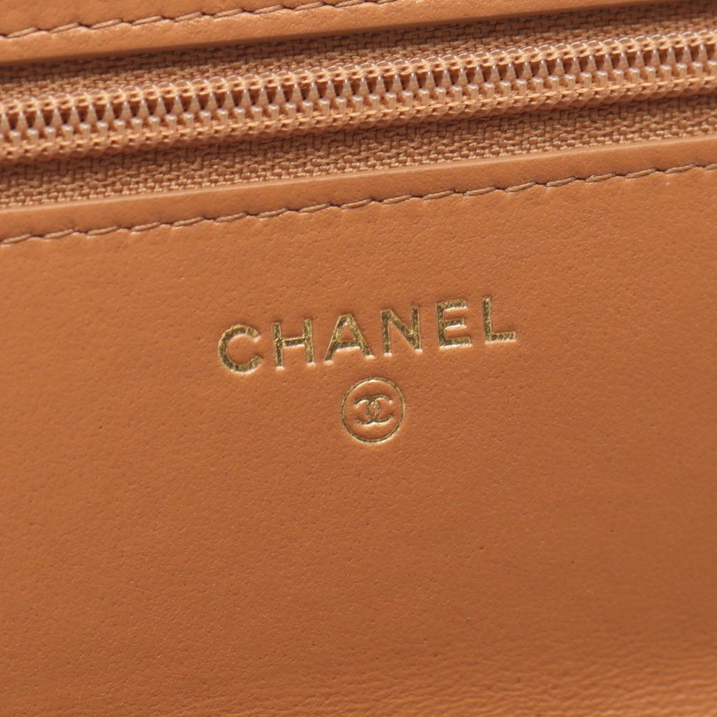Chanel Shoulder Bag 19 Dixneuf Quilted Combination 2-Way Brown Lambskin — view 4