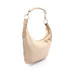 Gucci Shoulder Bag G Pattern Beige Suede Leather — view 2