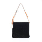Celine Shoulder Bag C Macadam Twin Suede Leather