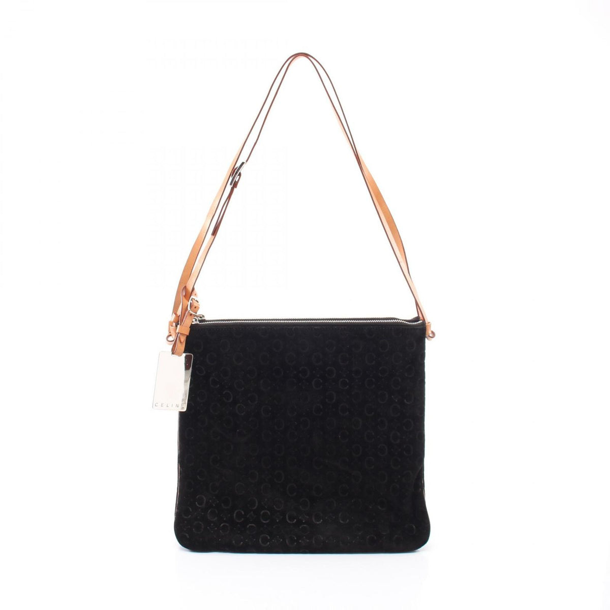 Celine Shoulder Bag C Macadam Twin Suede Leather