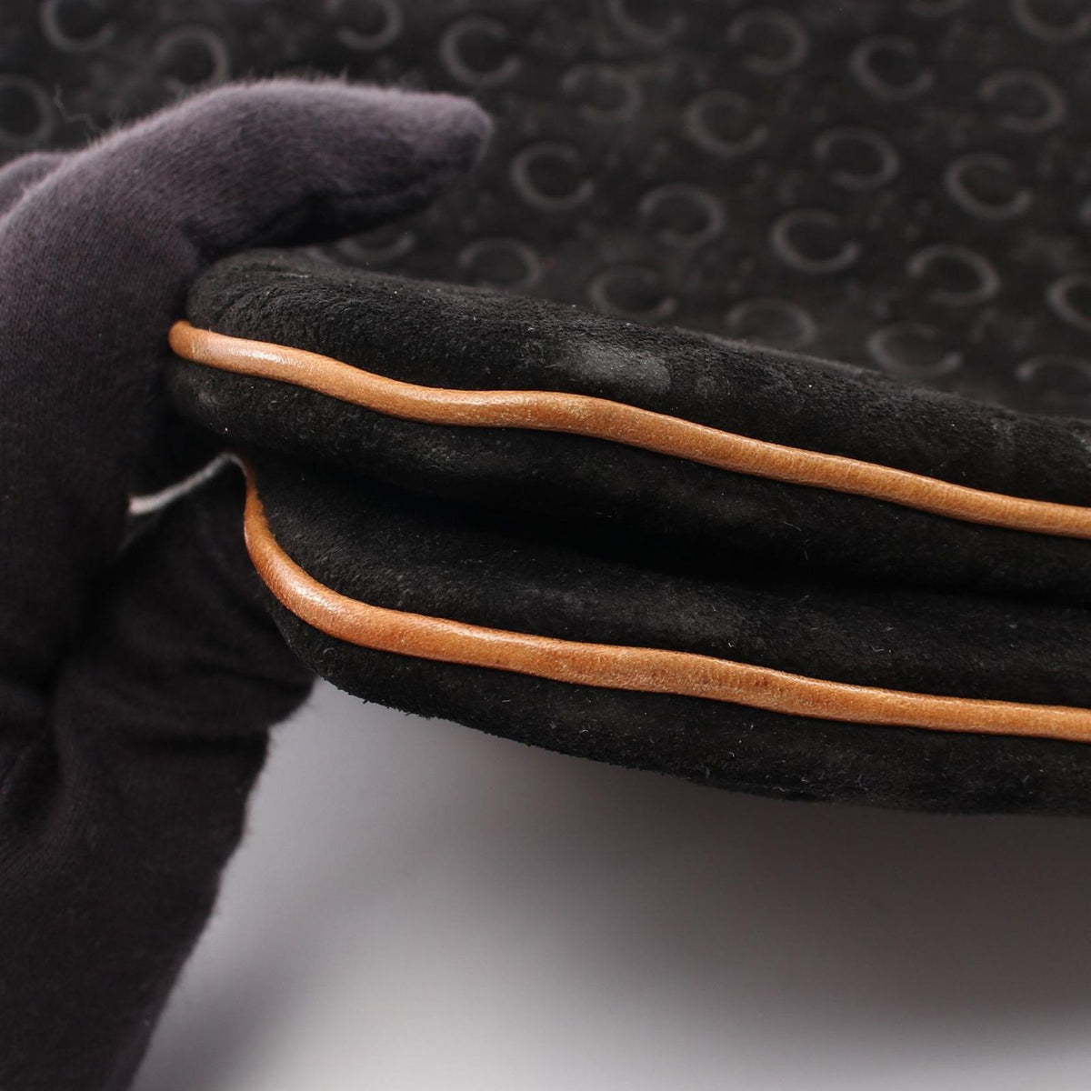 Celine Shoulder Bag C Macadam Twin Suede Leather — view 8