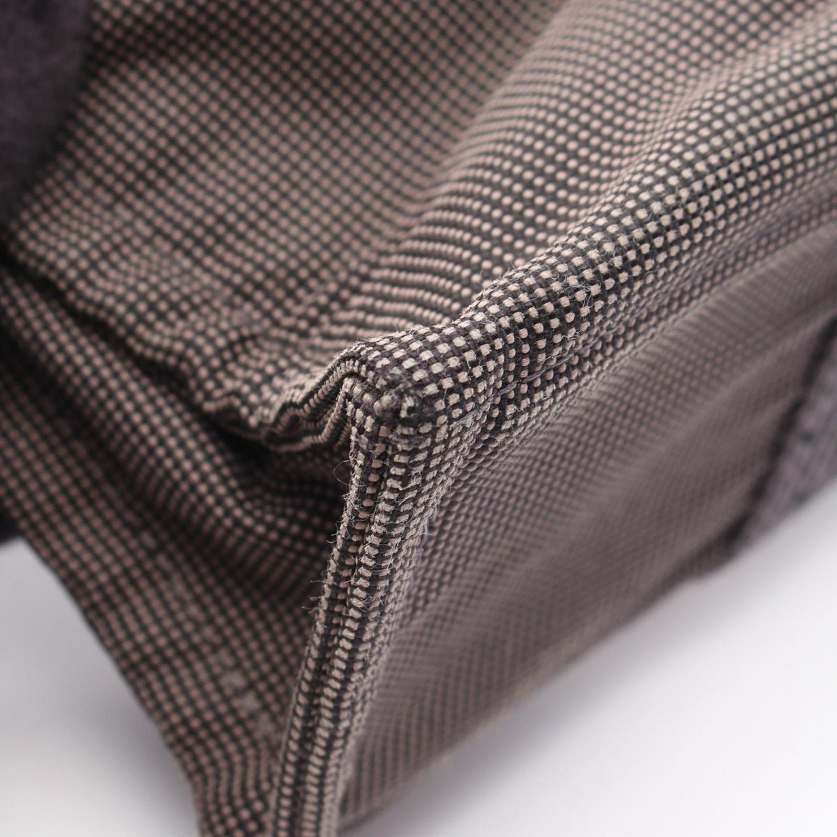 Hermes Tote Herline PM Gray Canvas — view 7