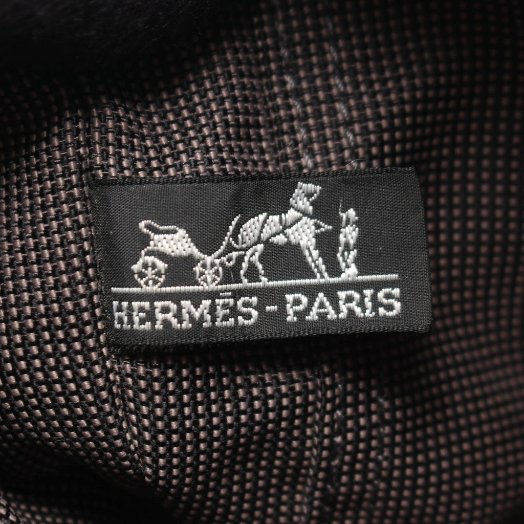 Hermes Tote Herline PM Gray Canvas — view 4