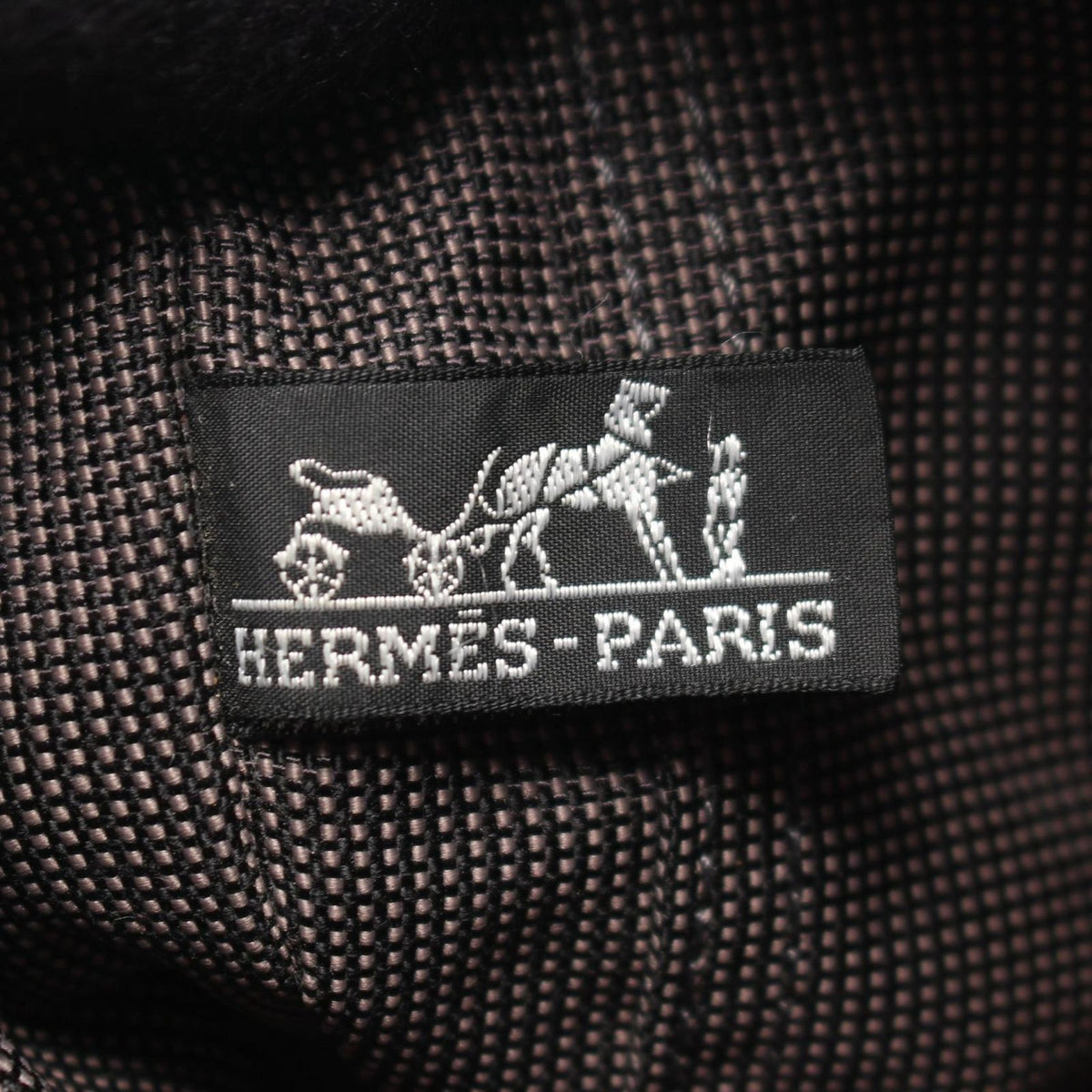 Hermes Tote Herline PM Gray Canvas — view 4