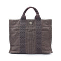 Hermes Tote Herline PM Gray Canvas