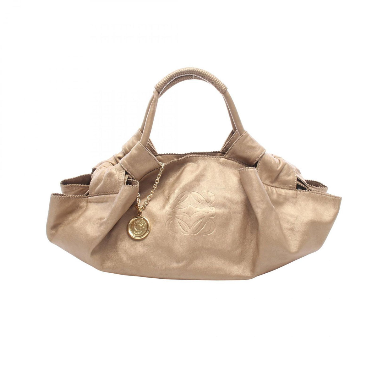 Loewe Handbag Nappa Aire Gold Leather