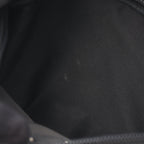 Prada Shoulder Bag Triangle Logo Black Nylon Leather — view 7