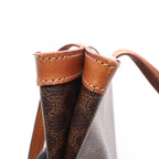 Celine Tote Macadam Brown Leather — view 6