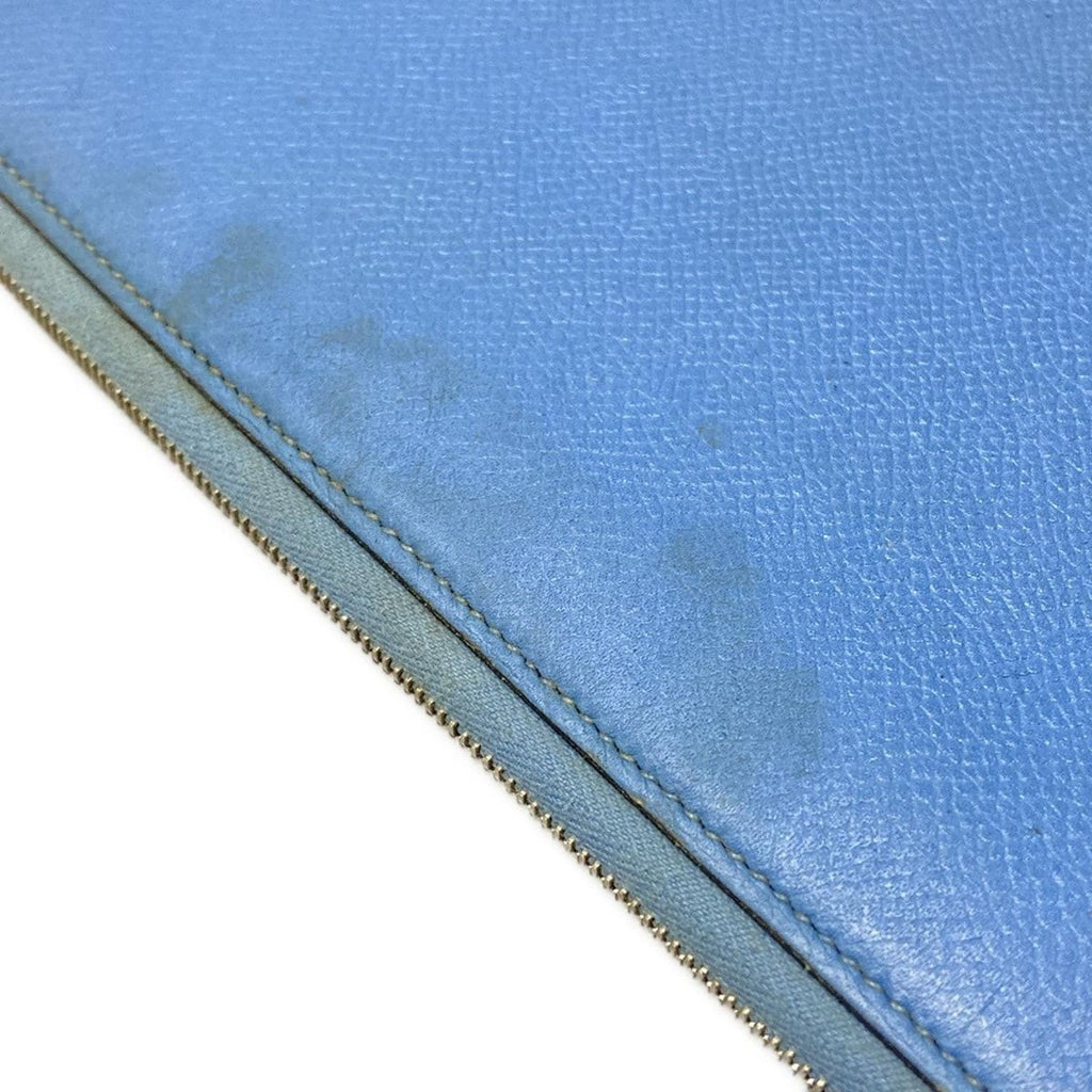 Hermes Notebook Agenda Zip Silk'in Blue Zip Around — view 6