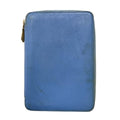 Hermes Notebook Agenda Zip Silk'in Blue Zip Around