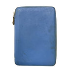 Hermes Notebook Agenda Zip Silk'in Blue Zip Around
