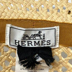 Hermes Hat 58 Beige Straw Hat — view 5