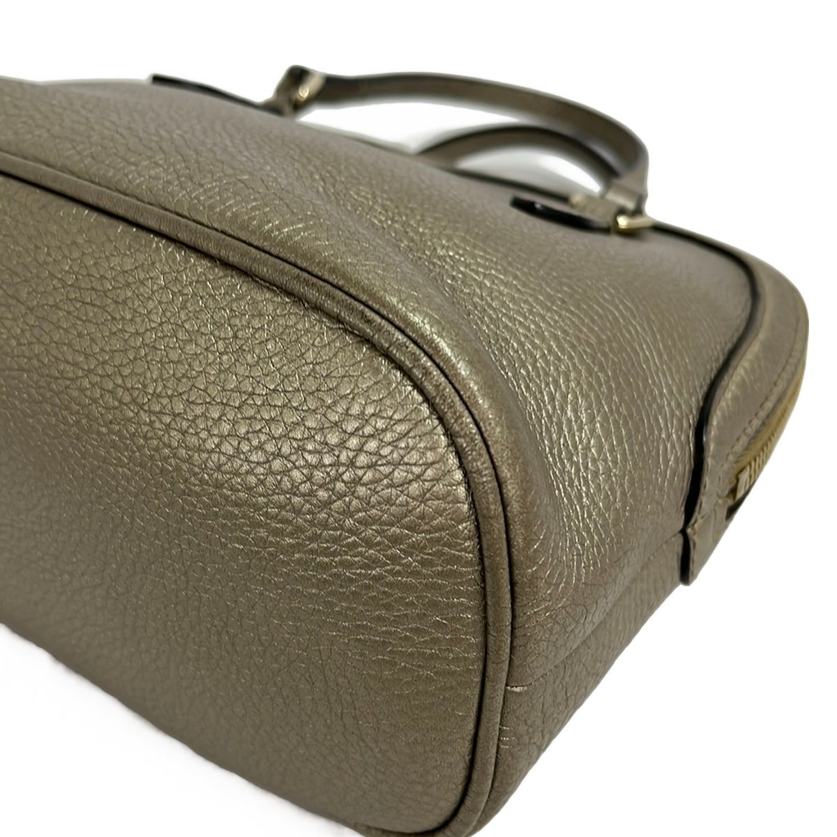 Gucci Handbag Gold Leather — view 6