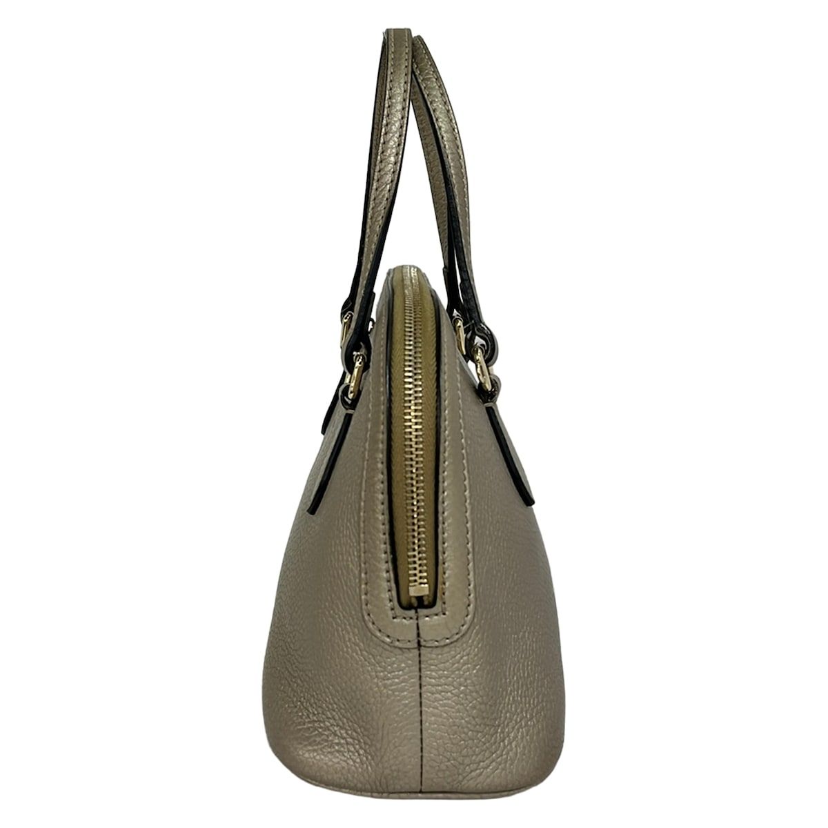 Gucci Handbag Gold Leather — view 4