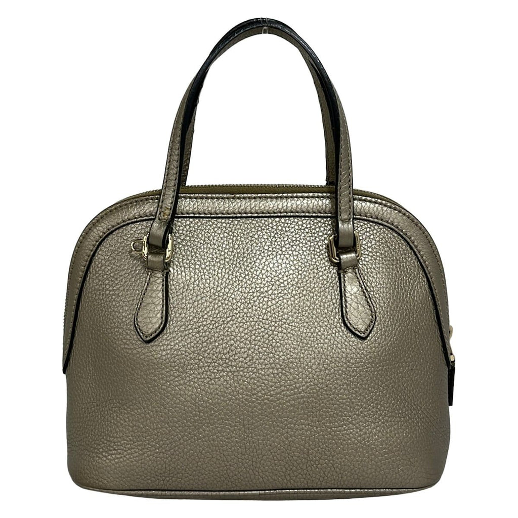 Gucci Handbag Gold Leather — view 3