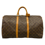 Louis Vuitton Boston Bag Monogram Keepall Bandouliere 50 — view 3