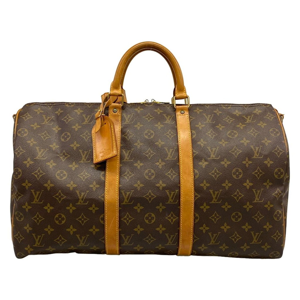 Louis Vuitton Boston Bag Monogram Keepall Bandouliere 50