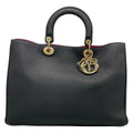 Dior Tote Diorissimo Black Leather