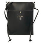 Celine Shoulder Bag Sharp Pouch Take Away 103 Black Lambskin