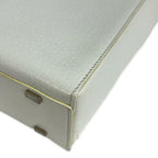 Celine Handbag White Leather — view 6