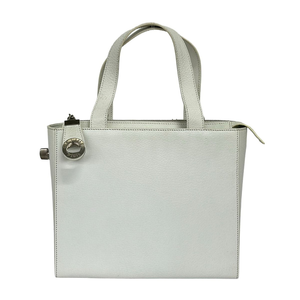 Celine Handbag White Leather