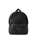 Chanel Backpack Quilted CC Logo Coco Cocoon Nylon Black