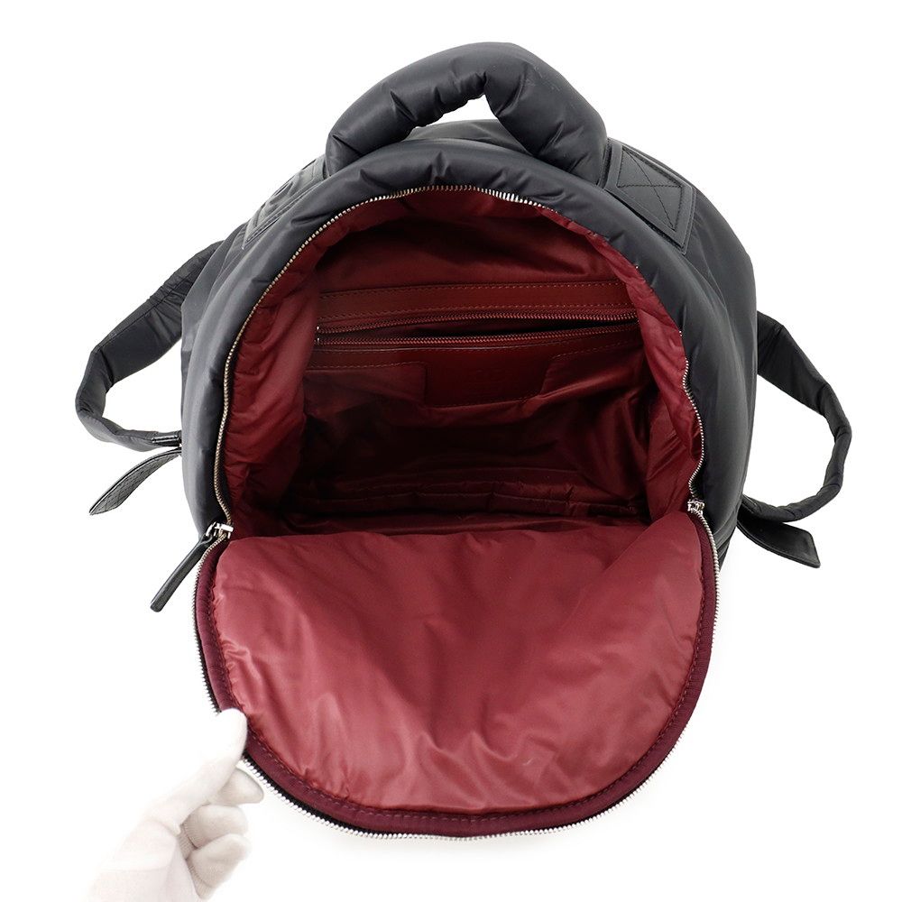 Chanel Backpack Quilted CC Logo Coco Cocoon Nylon Black — view 5
