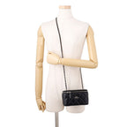Chanel Chain Shoulder Bag Quilted Coco Gradient Vanity Lambskin Black — view 4
