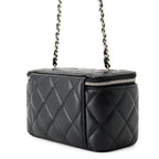 Chanel Chain Shoulder Bag Quilted Coco Gradient Vanity Lambskin Black — view 2