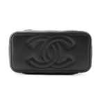 Chanel Chain Shoulder Bag Quilted Coco Gradient Vanity Lambskin Black — view 3