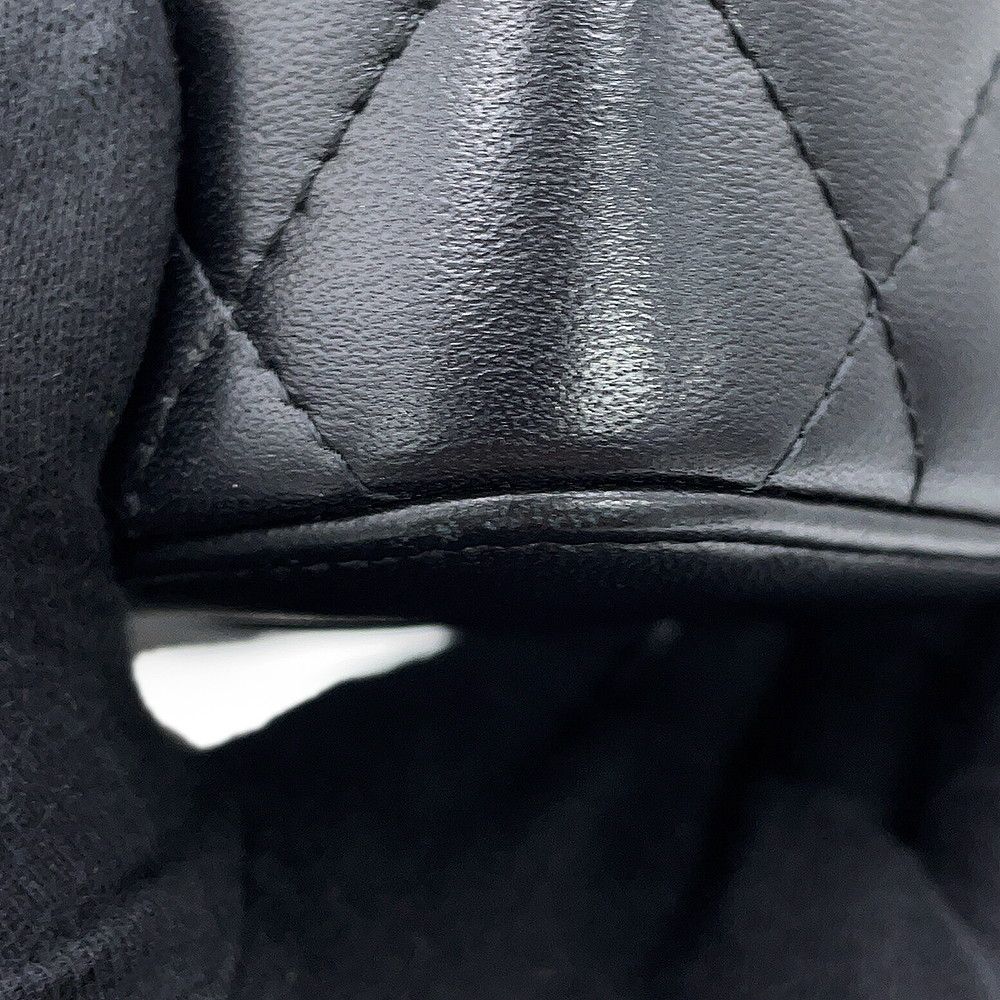 Chanel Chain Shoulder Bag Quilted Coco Gradient Vanity Lambskin Black — view 8