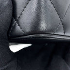 Chanel Chain Shoulder Bag Quilted Coco Gradient Vanity Lambskin Black — view 8