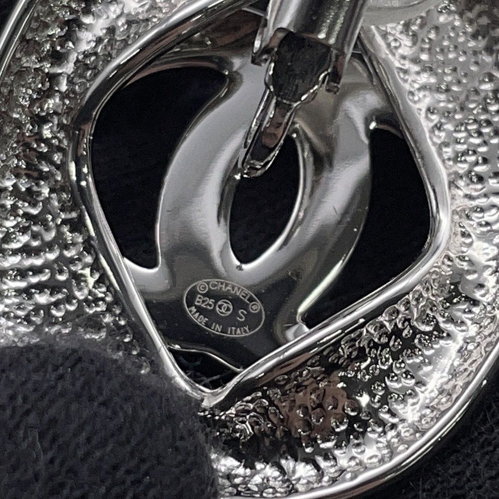 Chanel Earrings Rhinestone CC Logo — view 6
