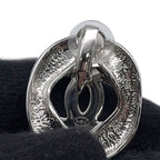 Chanel Earrings Rhinestone CC Logo — view 5