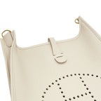 Hermes Shoulder Bag Evelyne 3 PM Craie Gold Taurillon Clemence — view 6