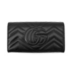 Gucci Wallet GG Marmont Continental Leather Black — view 3