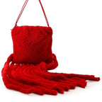 Bottega Veneta Shoulder Bag Fringe Fabric Leather — view 2
