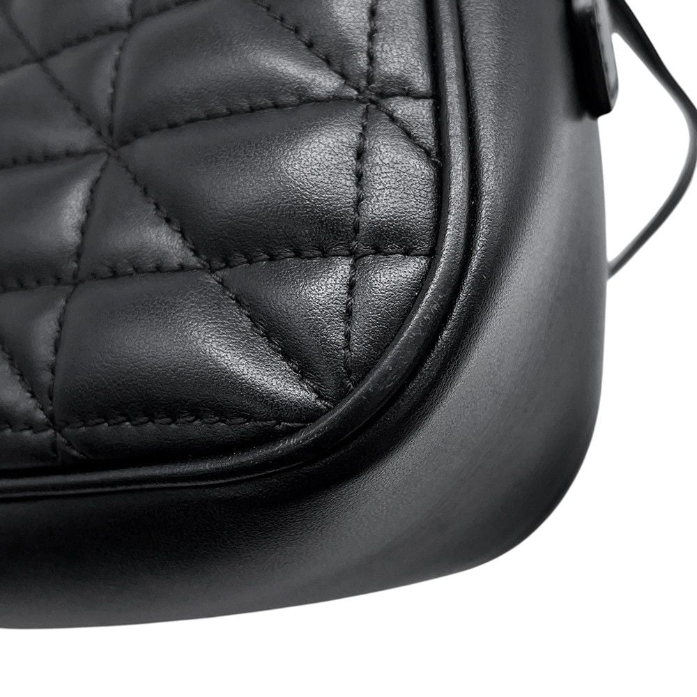 Gucci Chain Shoulder Bag GG Marmont Quilted Small Black — view 8