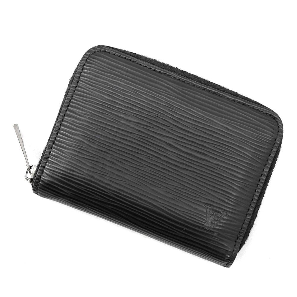 Louis Vuitton Coin Purse Epi Zippy Wallet Black