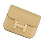 Hermes Wallet Constance Slim Dore Champagne Gold Chevre