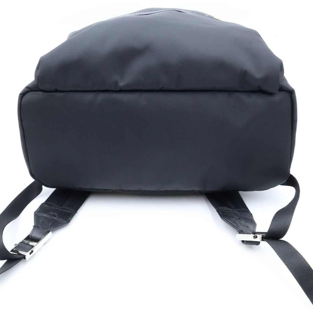 Fendi Bugs Monster Backpack Nylon Leather Black Yellow — view 4