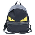 Fendi Bugs Monster Backpack Nylon Leather Black Yellow