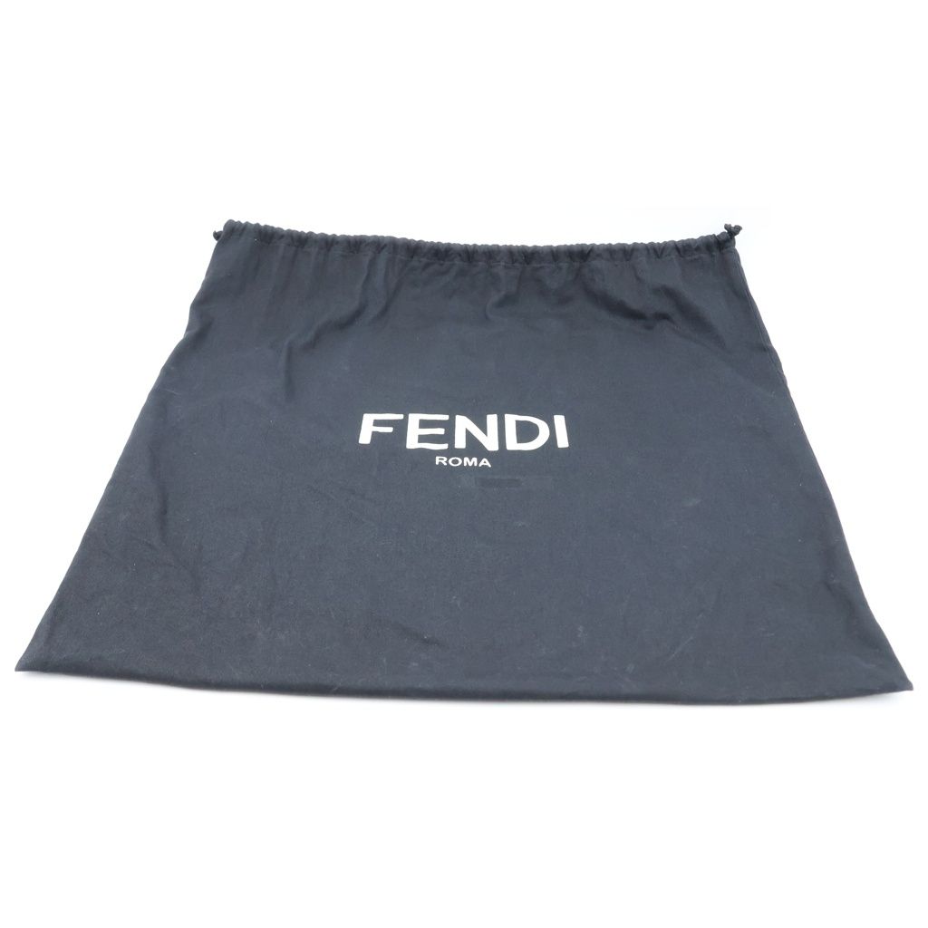 Fendi Bugs Monster Backpack Nylon Leather Black Yellow — view 8