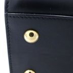 Saint Laurent Paris Baby Cabas 2-Way Shoulder Bag Black Leather Gold — view 6