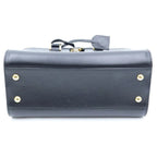 Saint Laurent Paris Baby Cabas 2-Way Shoulder Bag Black Leather Gold — view 4