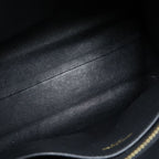Saint Laurent Paris Baby Cabas 2-Way Shoulder Bag Black Leather Gold — view 7