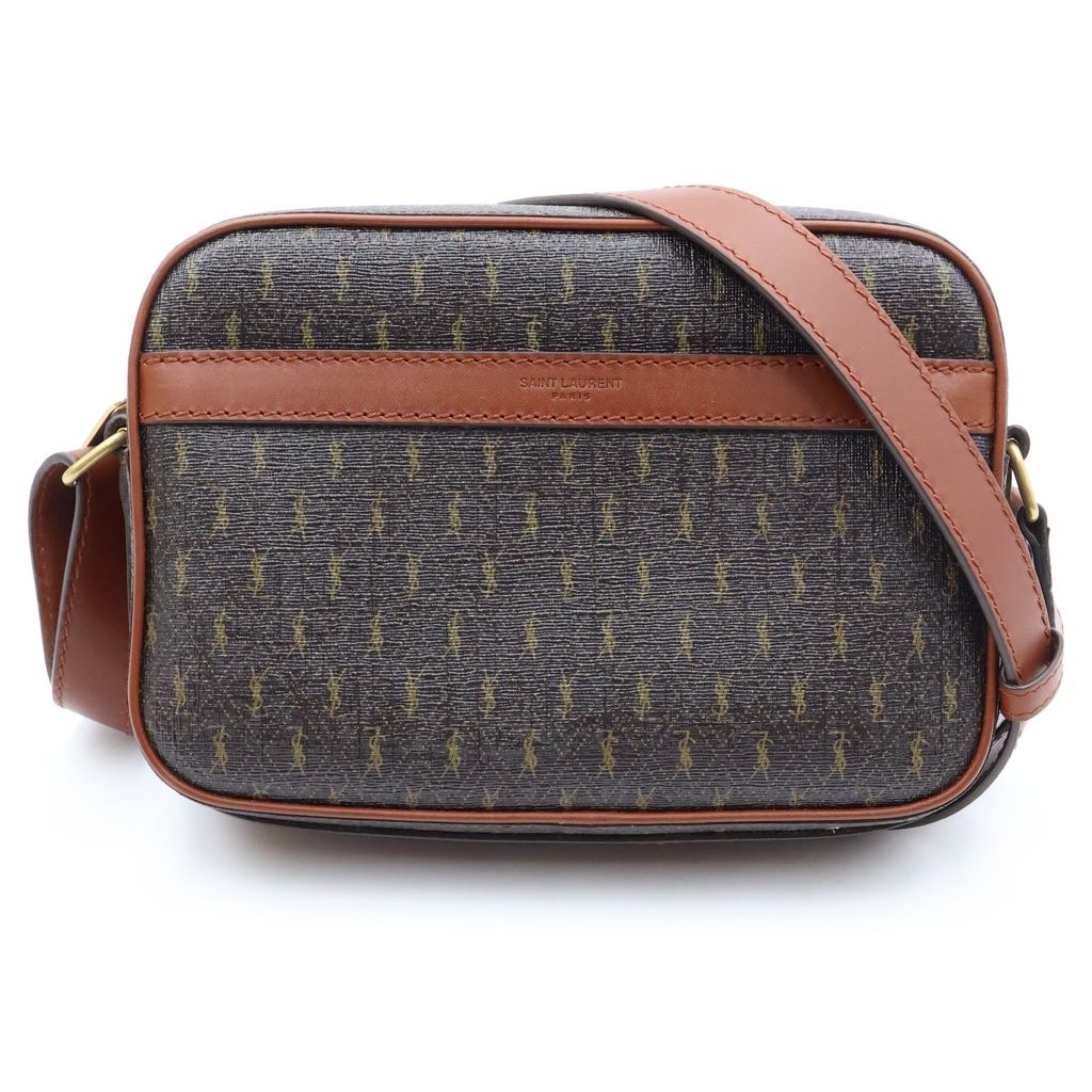 Saint Laurent Paris Camera Bag le Monogram Leather Brown