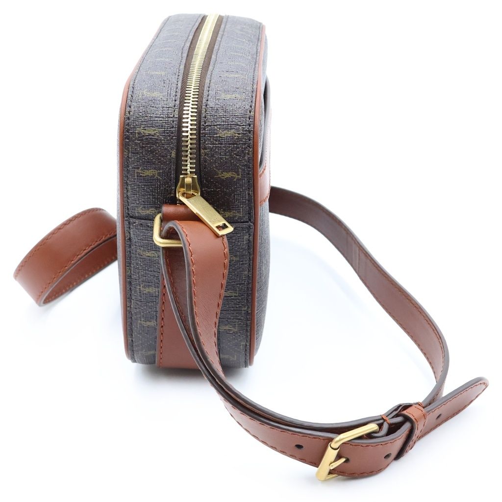 Saint Laurent Paris Camera Bag le Monogram Leather Brown — view 3
